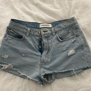 Reformation denim jean shorts